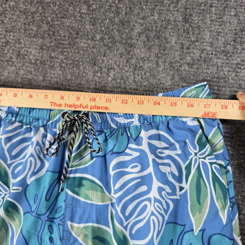 HURLEY Men's Tropical Board Shorts Lined Blue Floral ~ Size XL‎